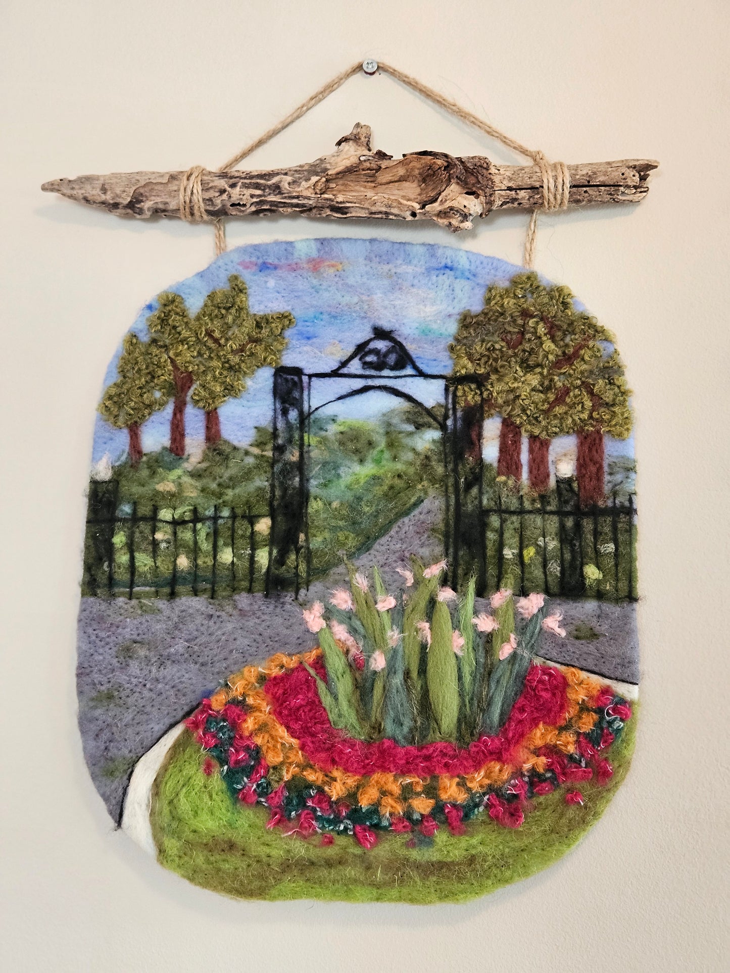 Felted Wall Art - Halifax Public Gardens