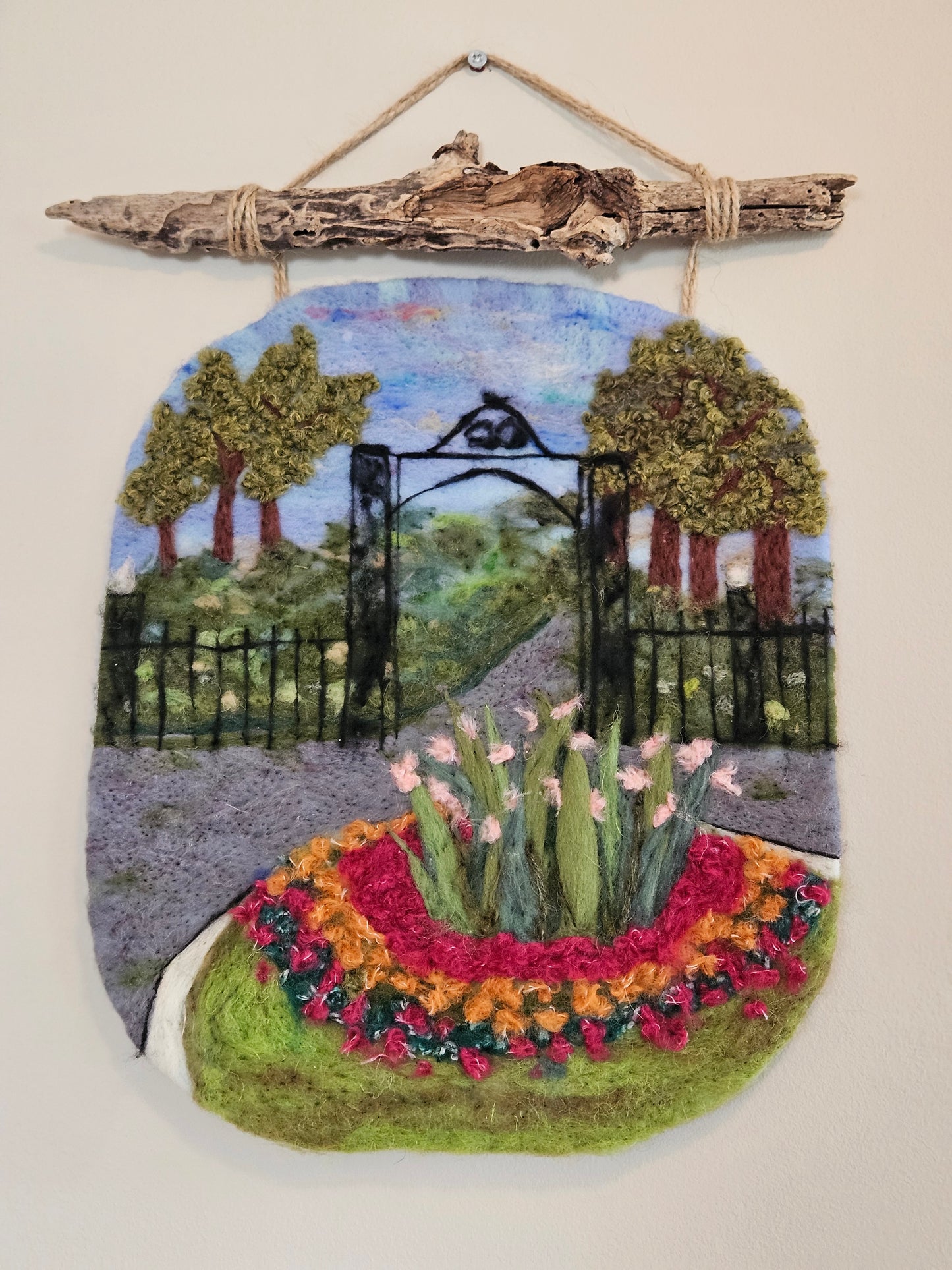 Felted Wall Art - Halifax Public Gardens