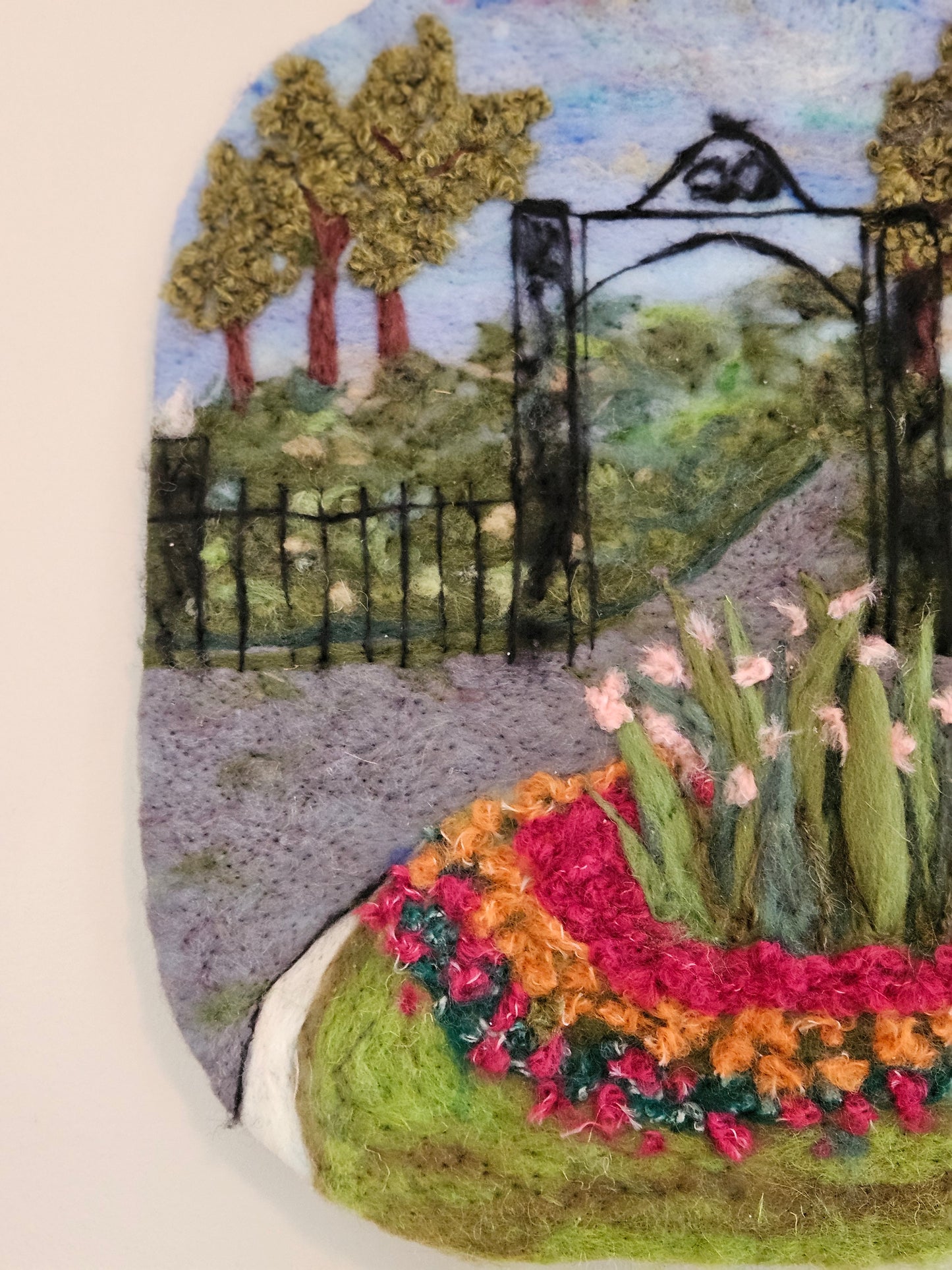 Felted Wall Art - Halifax Public Gardens
