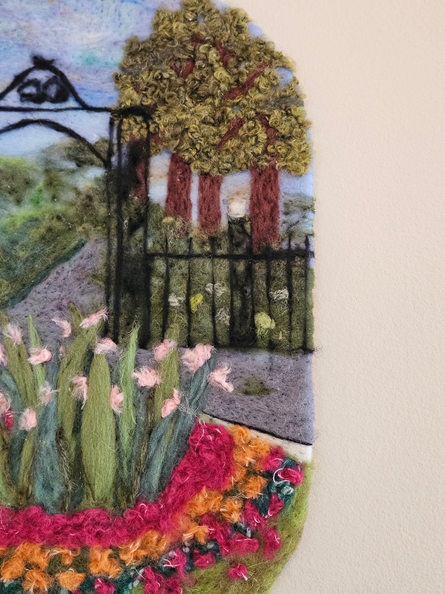 Felted Wall Art - Halifax Public Gardens
