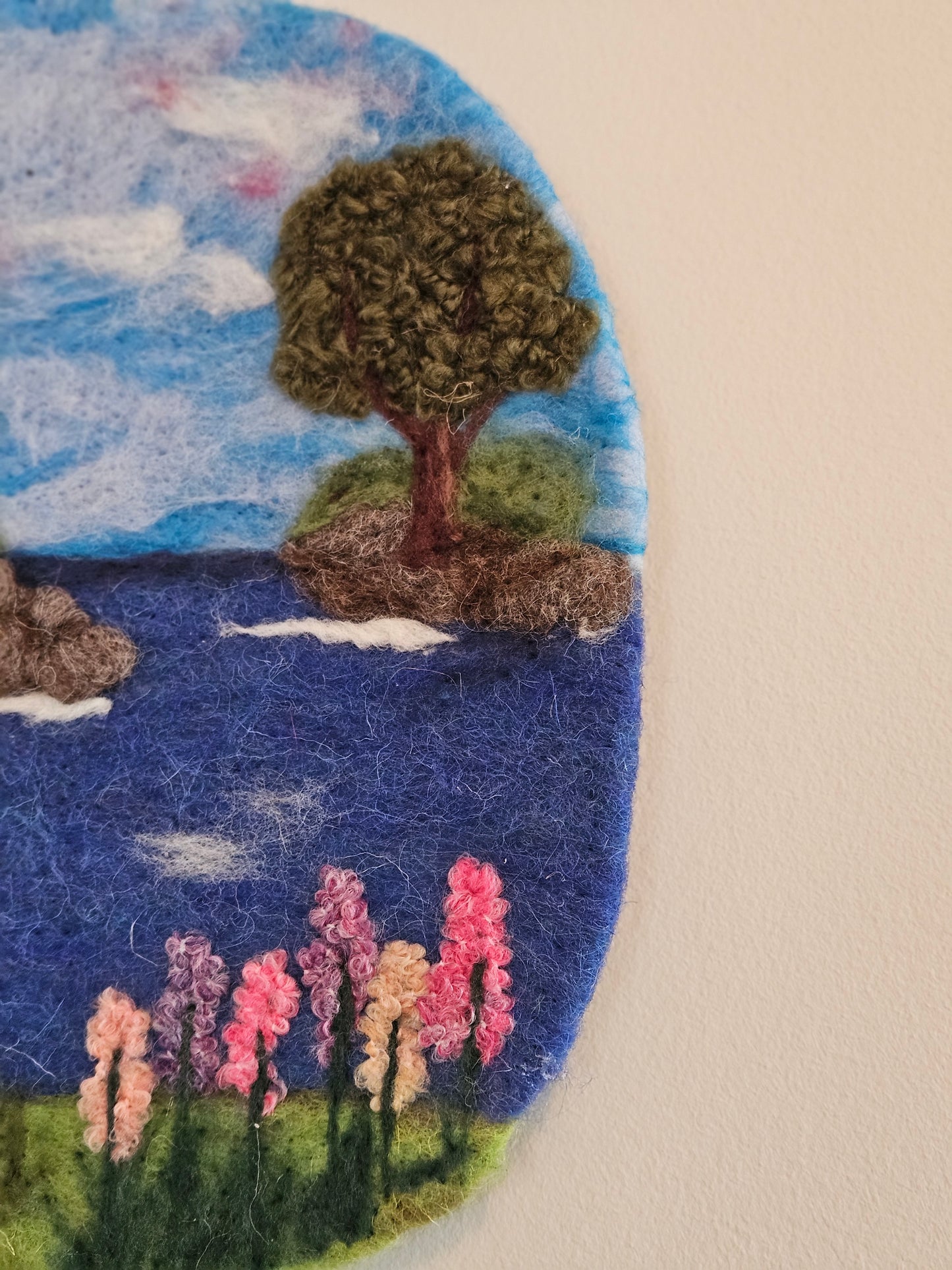 Felted Wall Art - Colours of the Cove