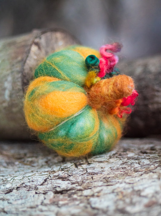 Felted Pumpkins