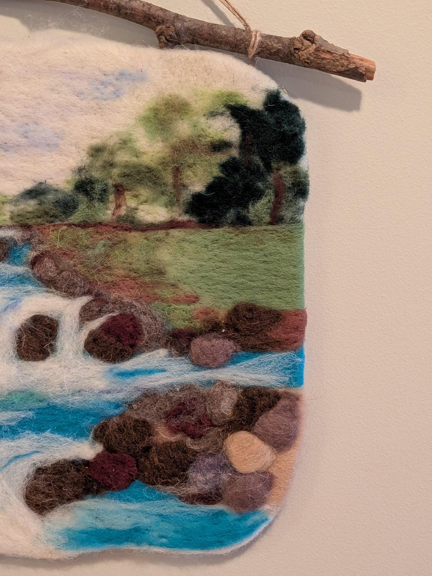 Felted Wall Decor - Waterfalls