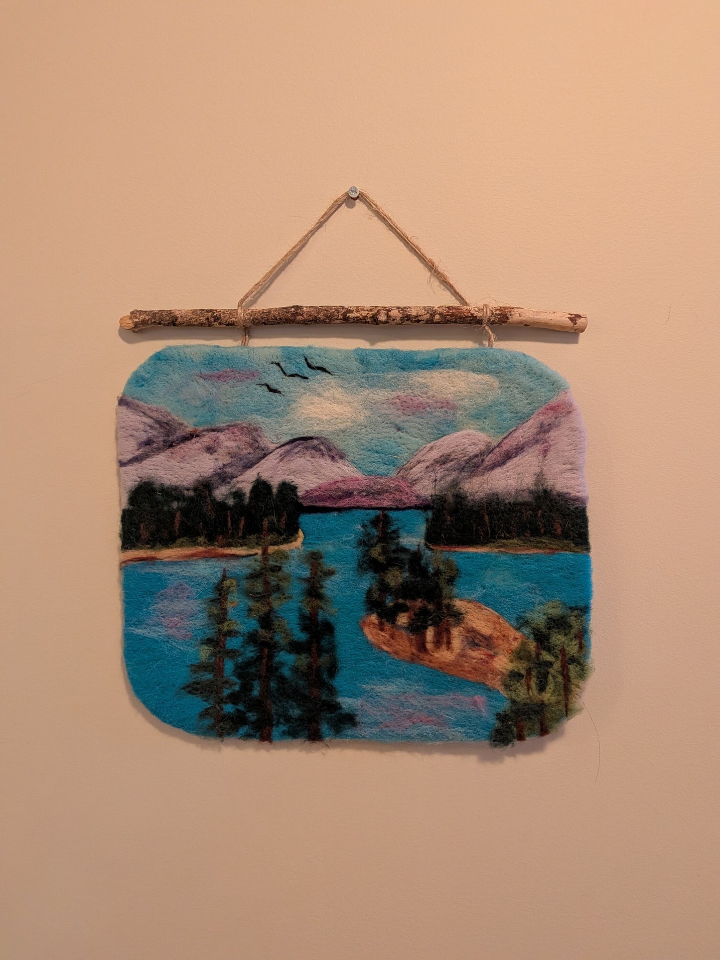 Felted Wall Decor - Jasper National Park
