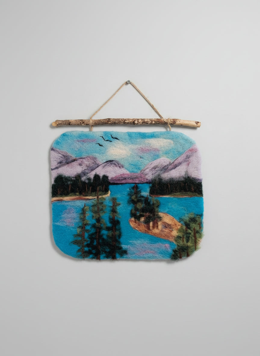 Felted Wall Decor - Jasper National Park