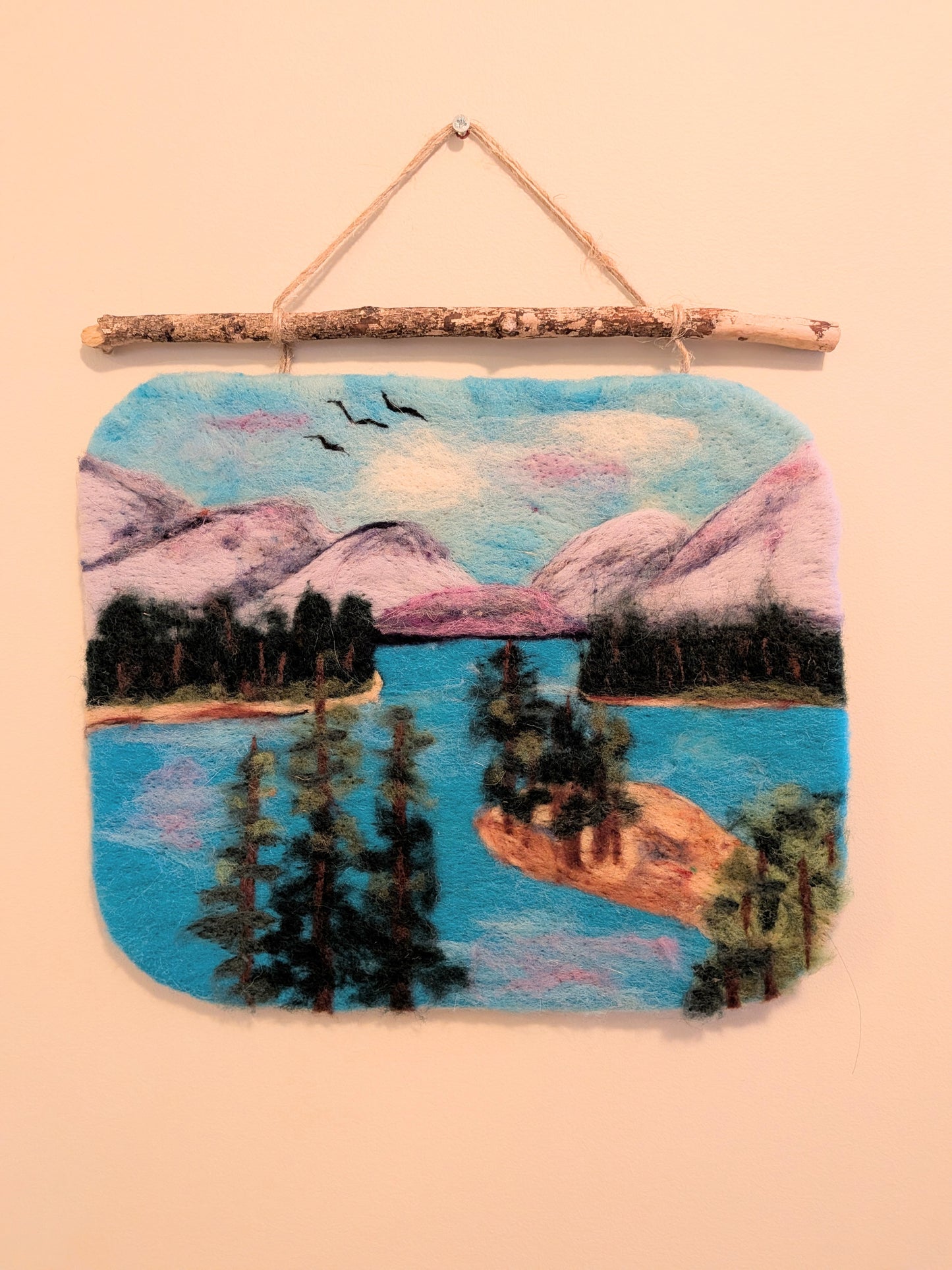 Felted Wall Decor - Jasper National Park
