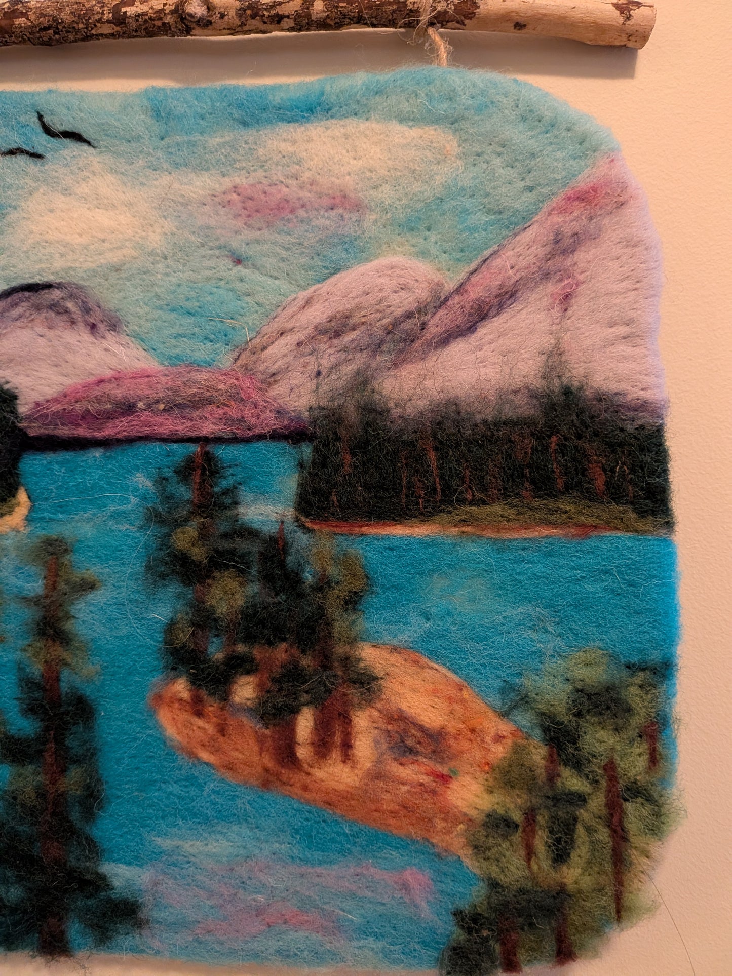 Felted Wall Decor - Jasper National Park