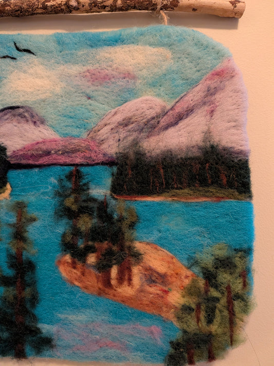 Felted Wall Decor - Jasper National Park