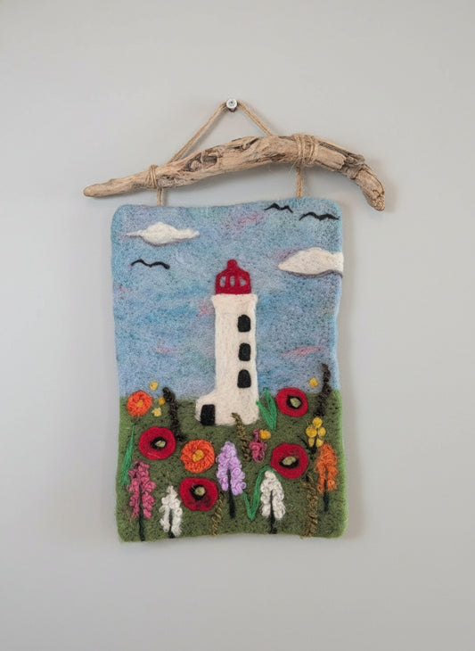 Felted Wall Decor - Peggy's Cove #2