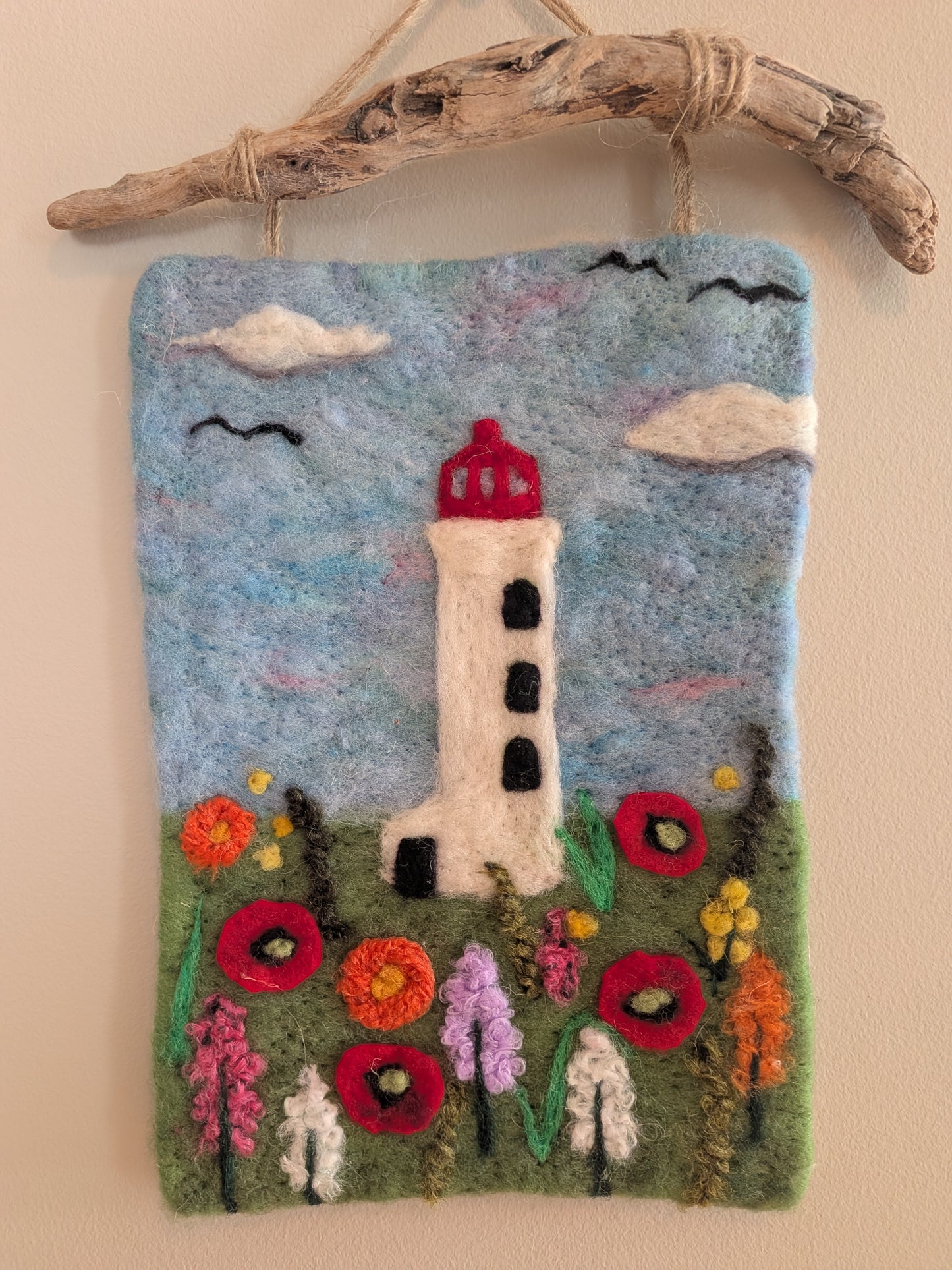 Felted Wall Decor - Peggy's Cove #2