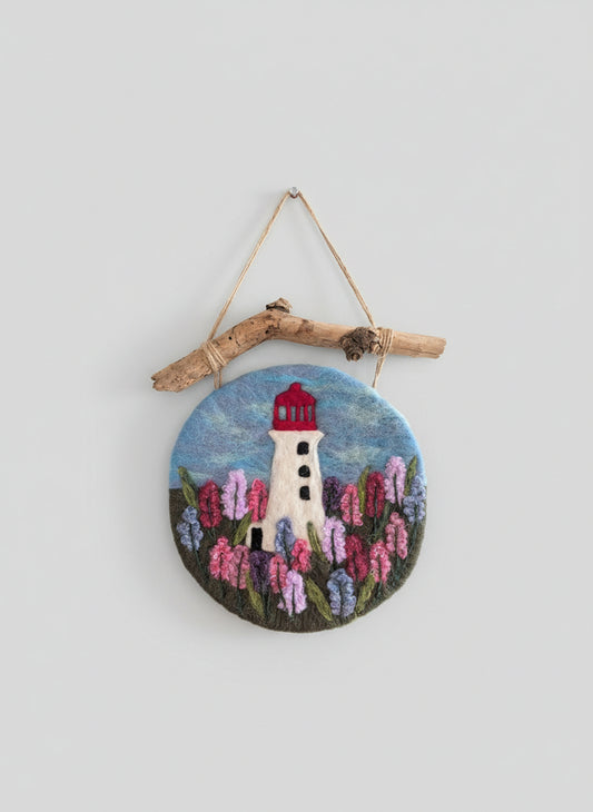 Felted Wall Decor - Peggy's Cove Ligthoyse