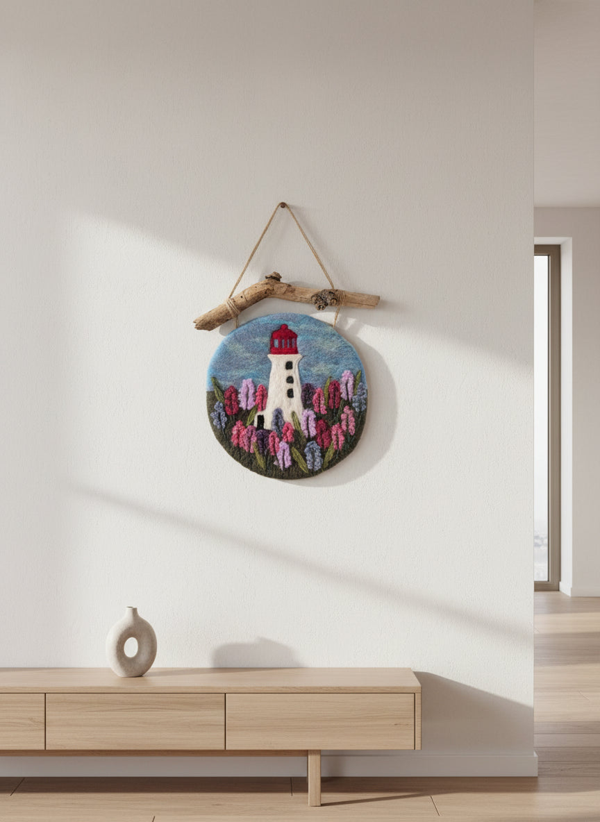 Felted Wall Decor - Peggy's Cove Ligthoyse